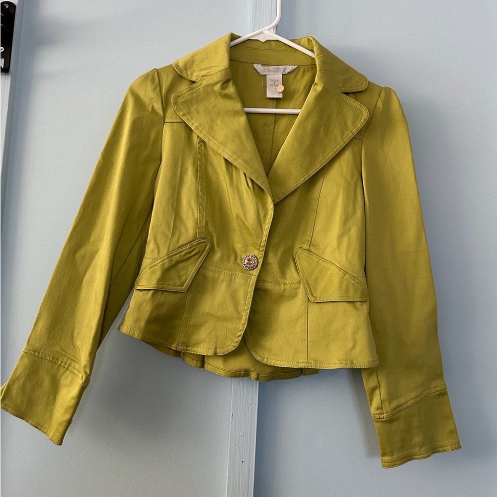 Women's Green Blazer Jacket
